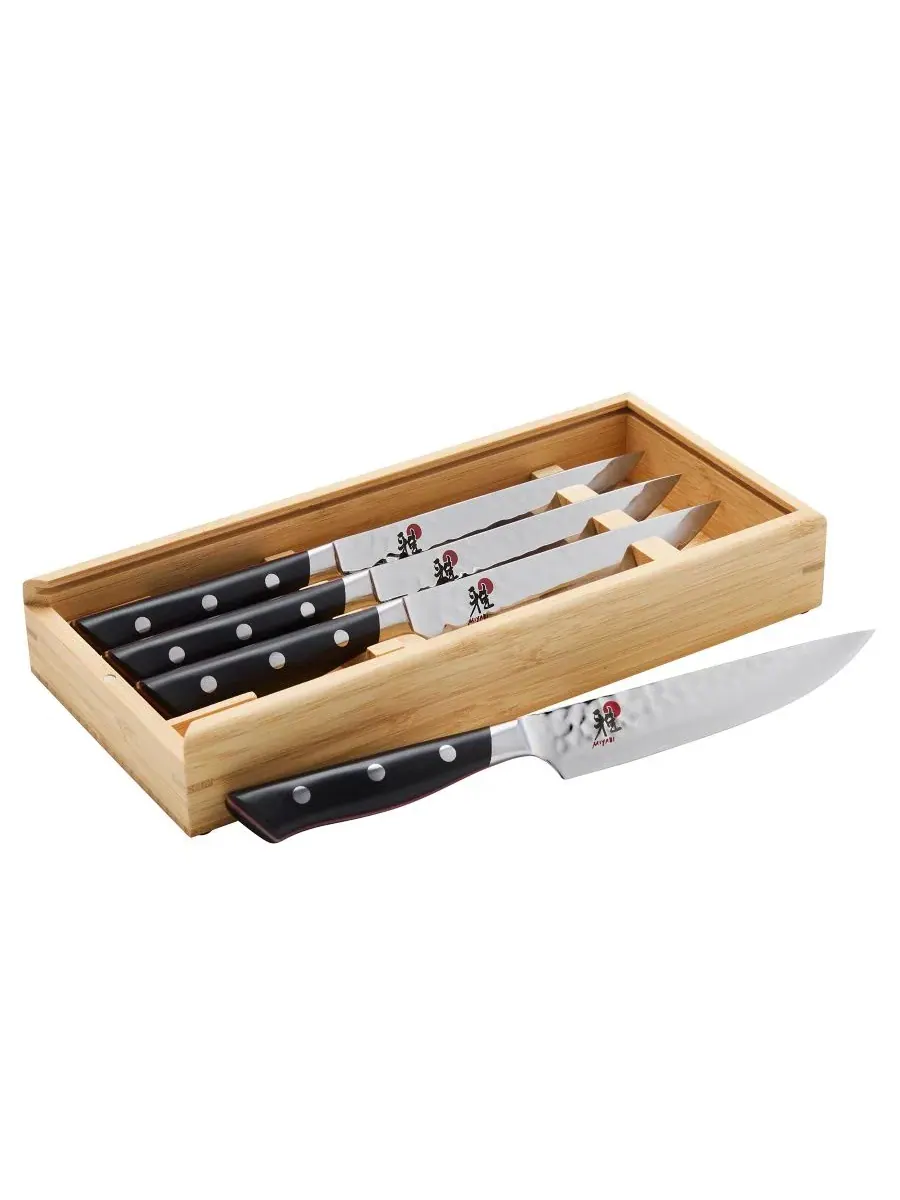 Набор стейковых ножей Hisho 4-piece с коробкой Miyabi