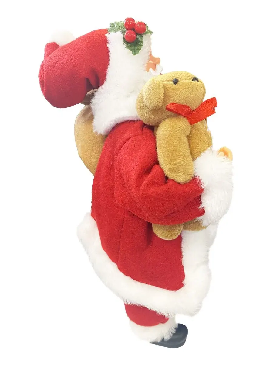 Фигурка Санта-Клауса с подарками, 30 см Santa's Workshop — изображение 3 из 3, красный