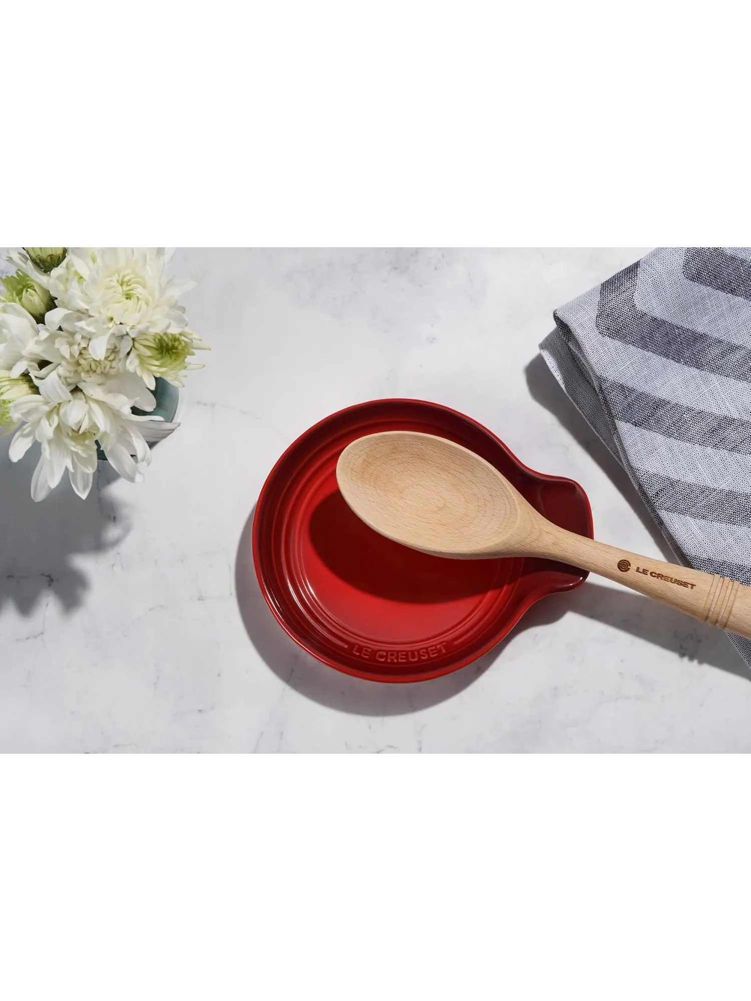 Подставка Le Creuset Stoneware для ложки, 15 см, персиковый — изображение 5 из 6, розовый