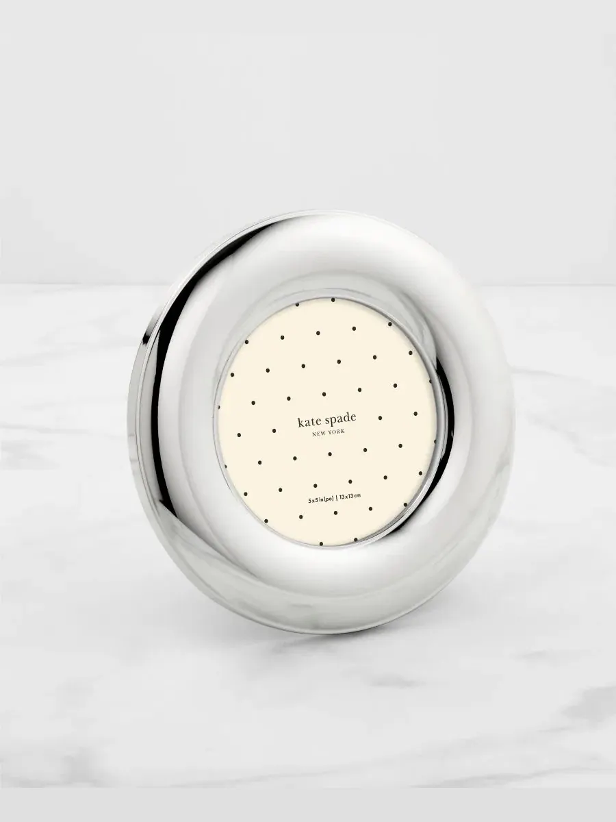 Фоторамка Picture This Puffed 12,7 x 12,7 см kate spade new york — изображение 3 из 5, серебряный