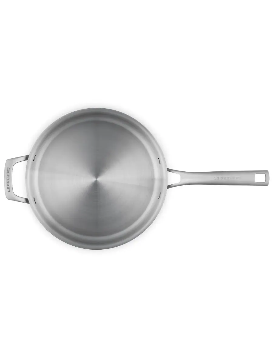 Сковорода Essential из нержавеющей стали объемом 4 л Le Creuset — изображение 3 из 6, серебряный