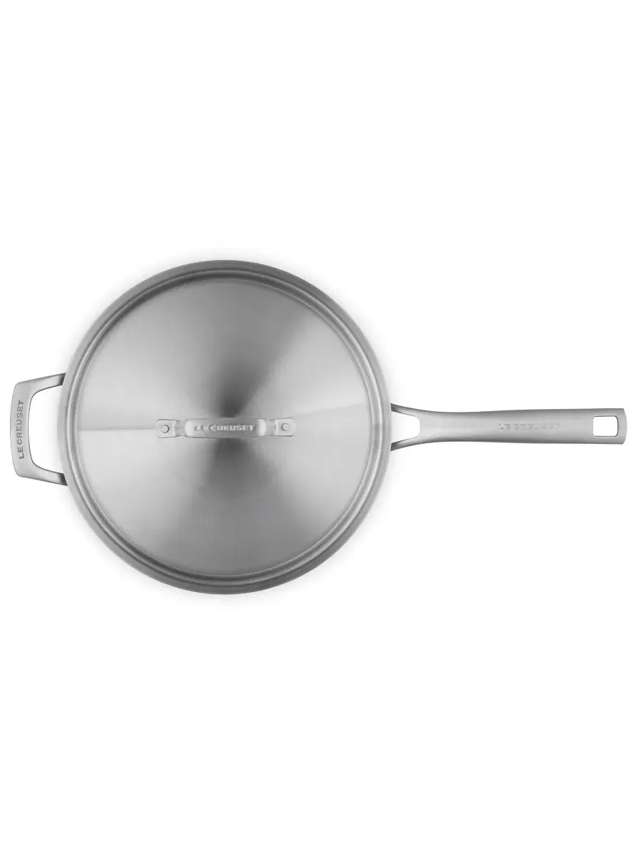 Сковорода Essential из нержавеющей стали объемом 4 л Le Creuset — изображение 4 из 6, серебряный