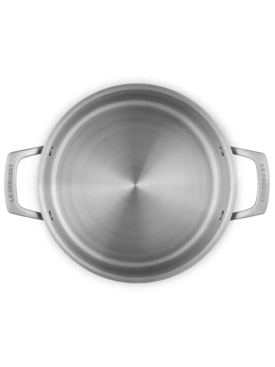 Сковорода Essential из нержавеющей стали объемом 4 л Le Creuset — изображение 5 из 6, серебряный