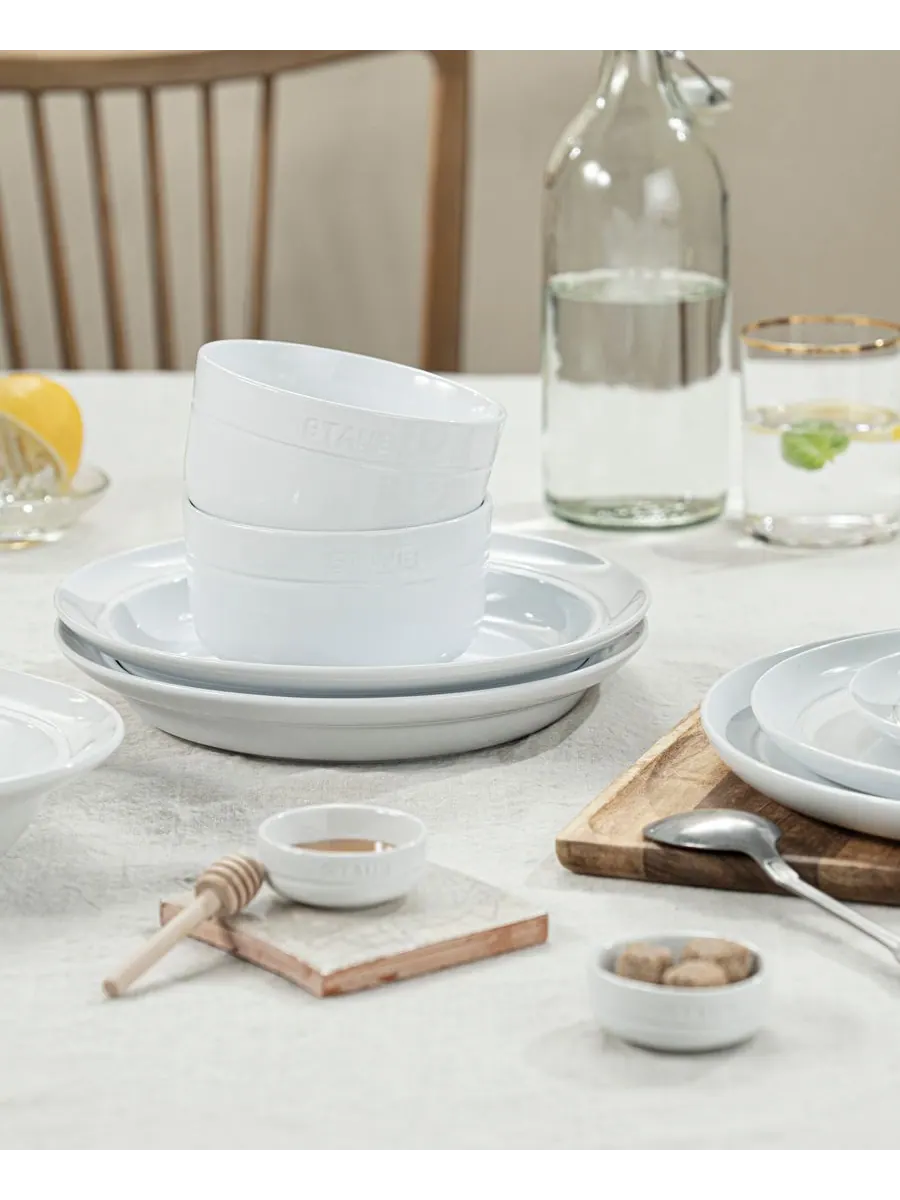 Набор мини пиал Staub Ceramic, 4 предмета, 8 см, 0.05 л — изображение 4 из 8, белый
