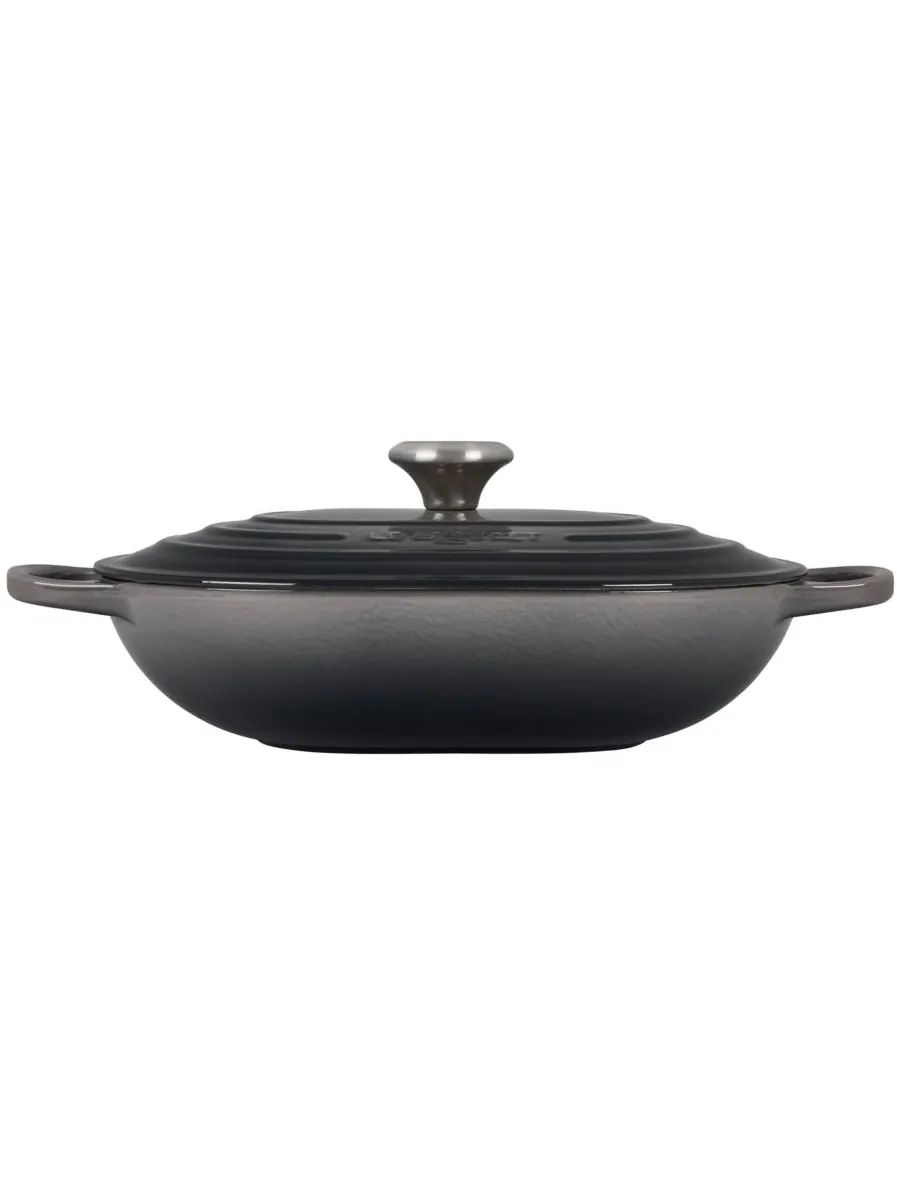 Сотейник овальный Le Creuset Signature, 3,4 л, 31 см — изображение 2 из 5, устрица