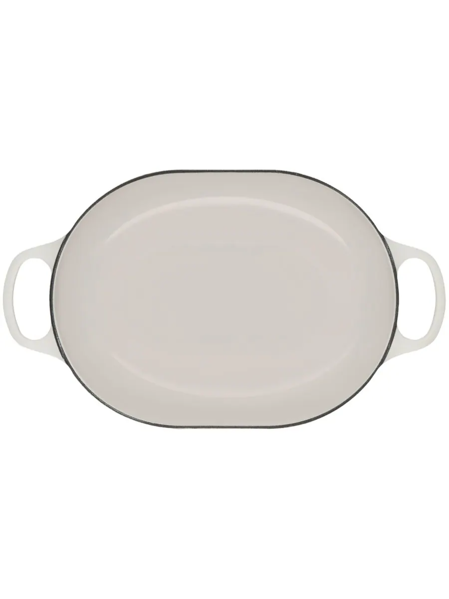 Сотейник овальный Le Creuset Signature, 3,4 л, 31 см — изображение 4 из 5, белый