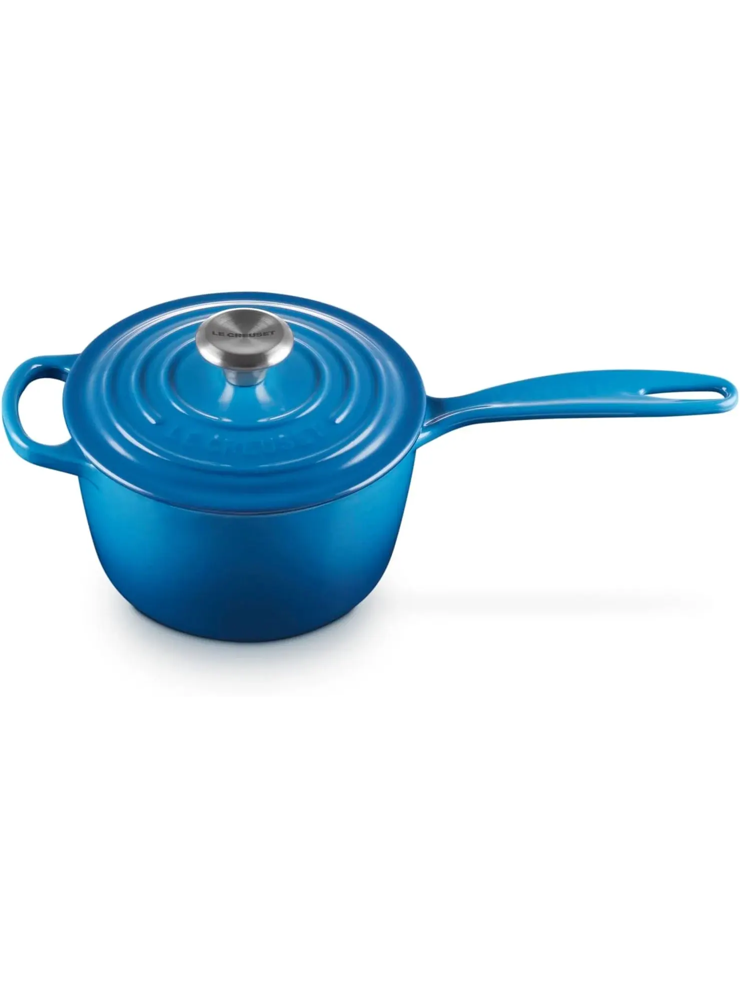 Набор чугунной эмалированной посуды Le Creuset Signature, 9 предметов — изображение 11 из 18, ярко-синий