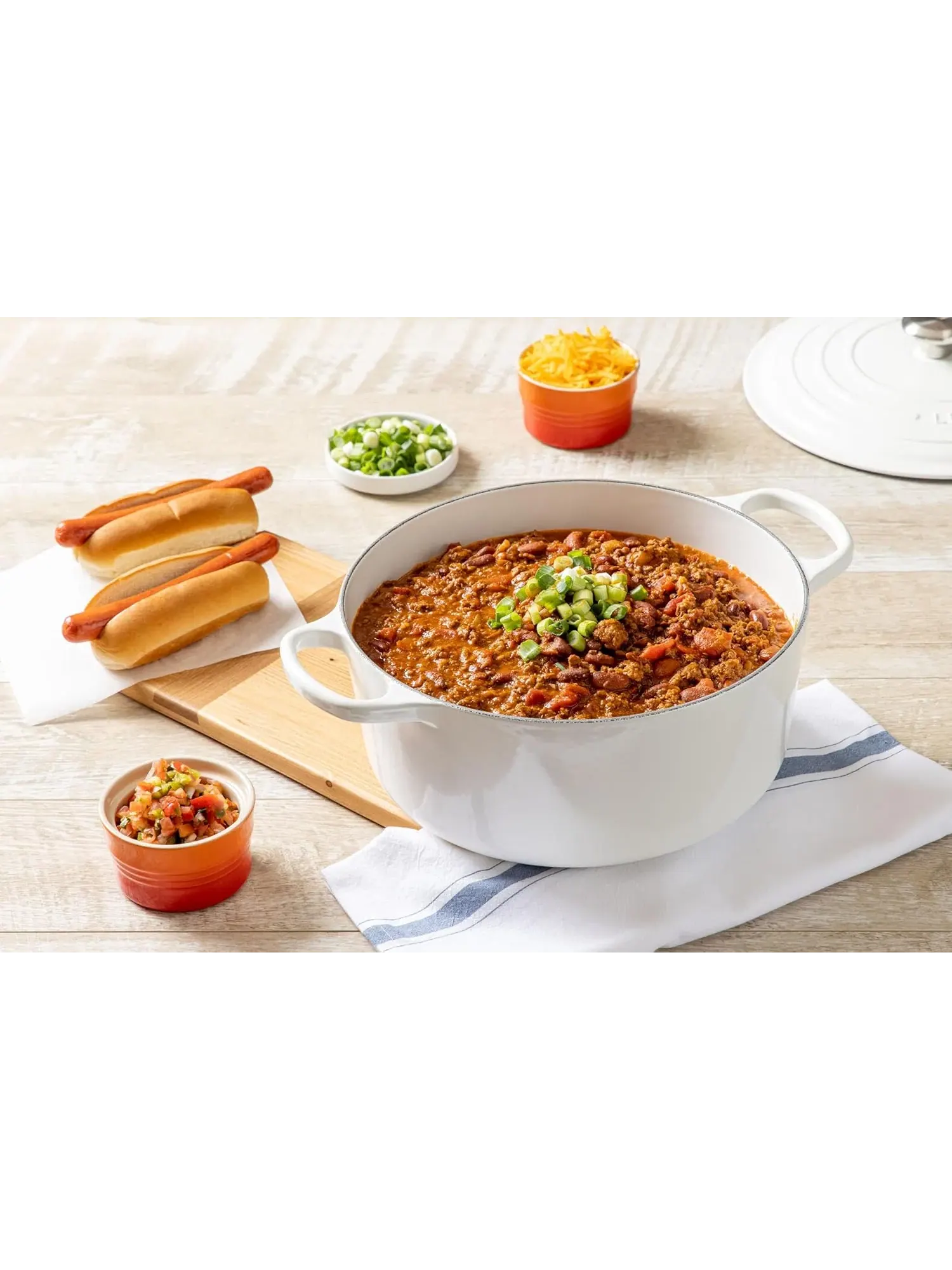 Набор чугунной эмалированной посуды Le Creuset Signature, 9 предметов — изображение 14 из 18, ярко-синий