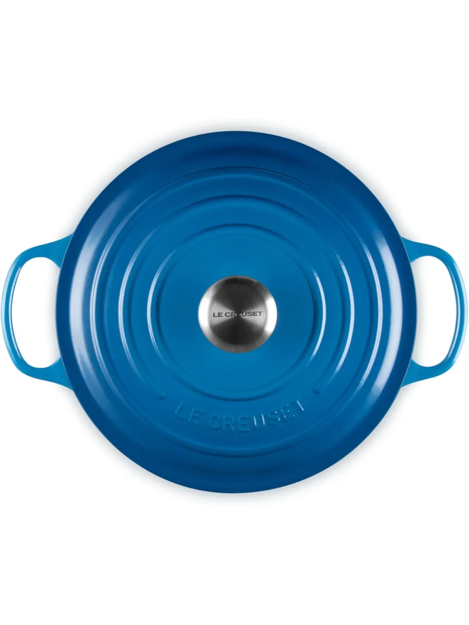 Набор чугунной эмалированной посуды Le Creuset Signature, 9 предметов — изображение 3 из 18, ярко-синий