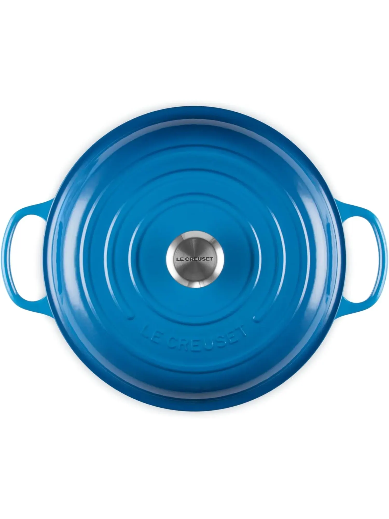 Набор чугунной эмалированной посуды Le Creuset Signature, 9 предметов — изображение 9 из 18, ярко-синий