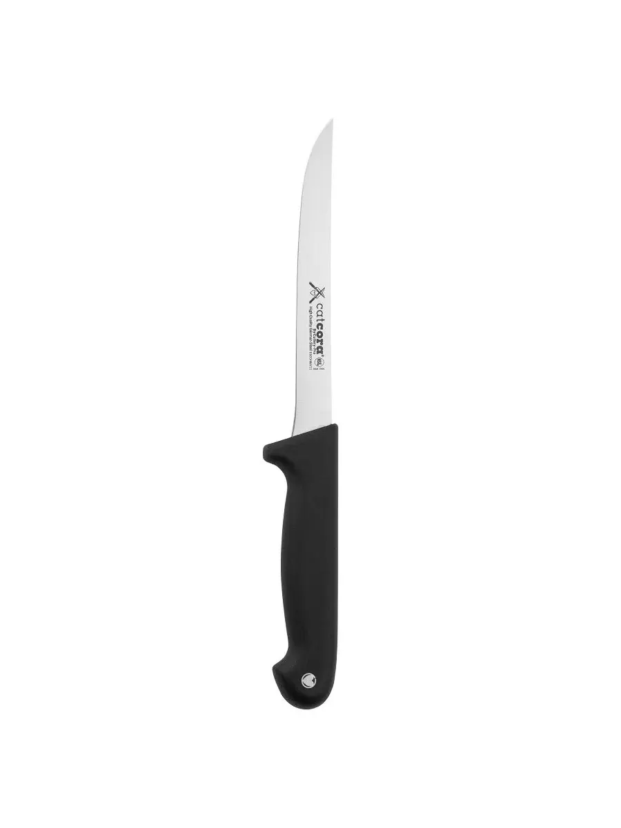 Нож для разделки мяса Cutlery-Pro 15 см с мягкой рукояткой Cat Cora — серебристый
