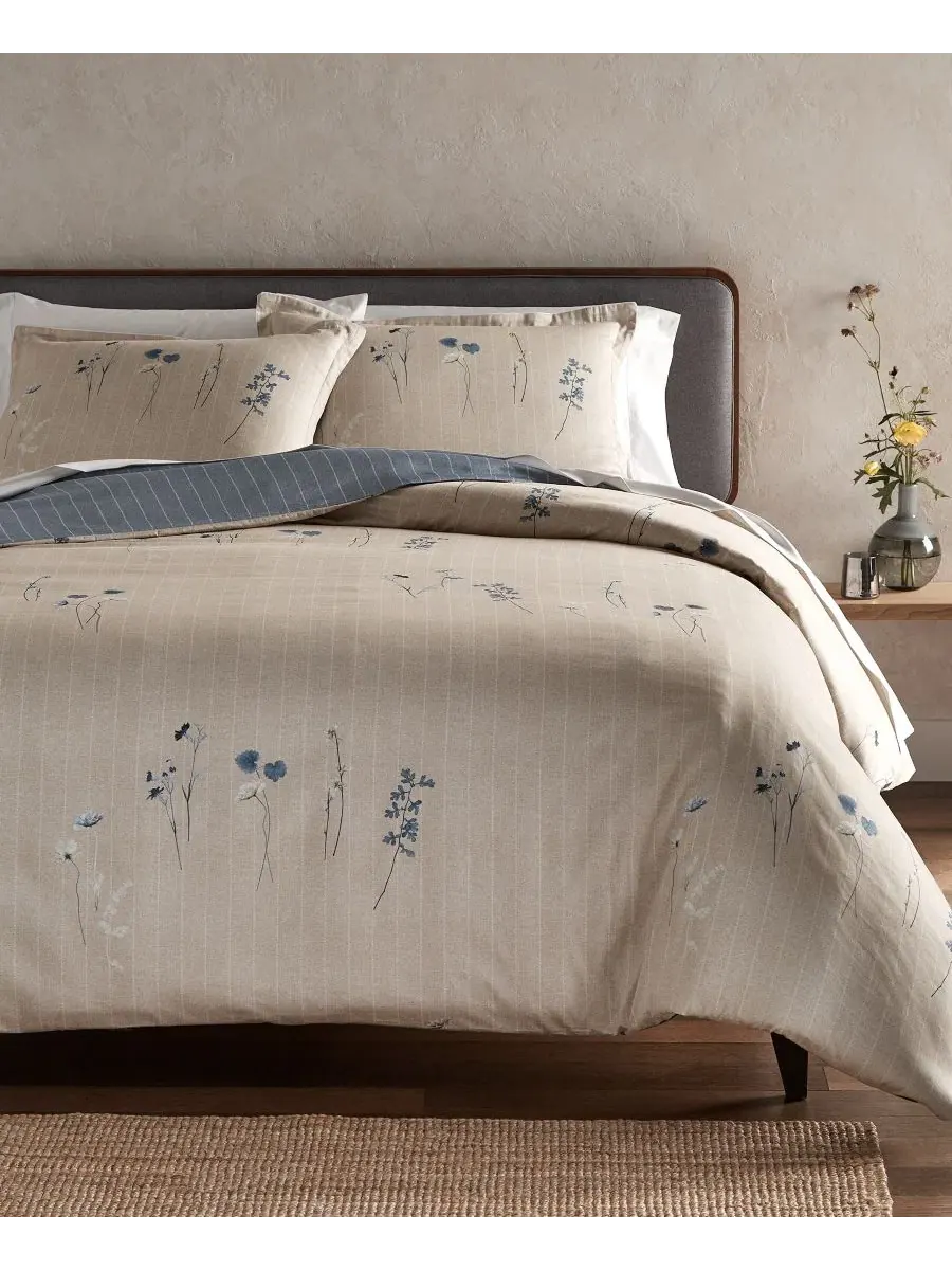 Пододеяльник Azure Mist из хлопкового сатина, King Boss Home