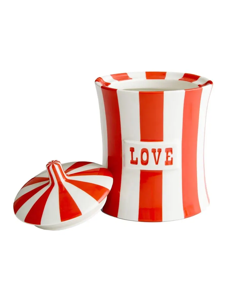 Контейнер для хранения Vice Love 30 oz Jonathan Adler — изображение 2 из 3, красный