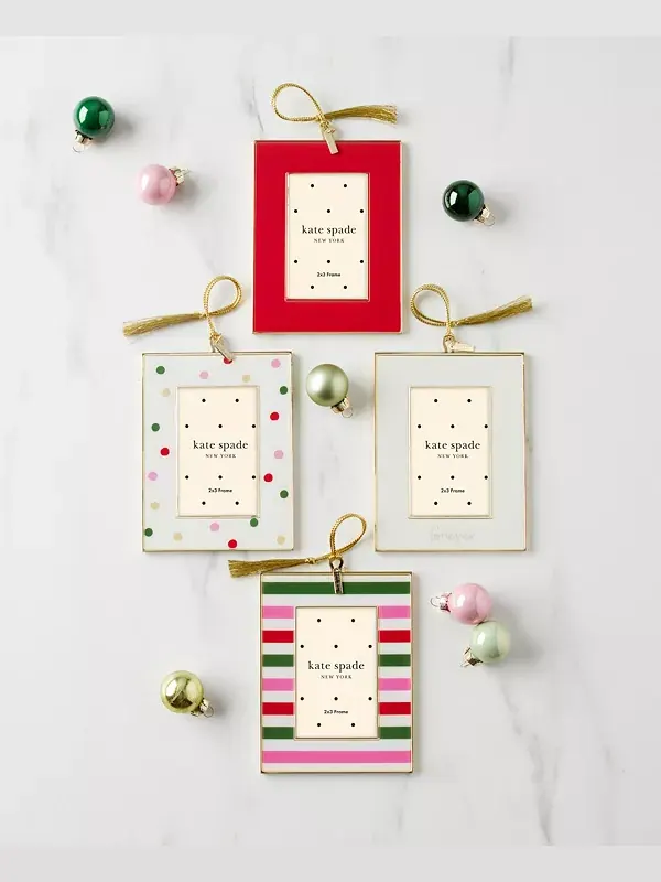Мини-Рамка Be jolly, полосатая Kate Spade — изображение 3 из 4, мульти