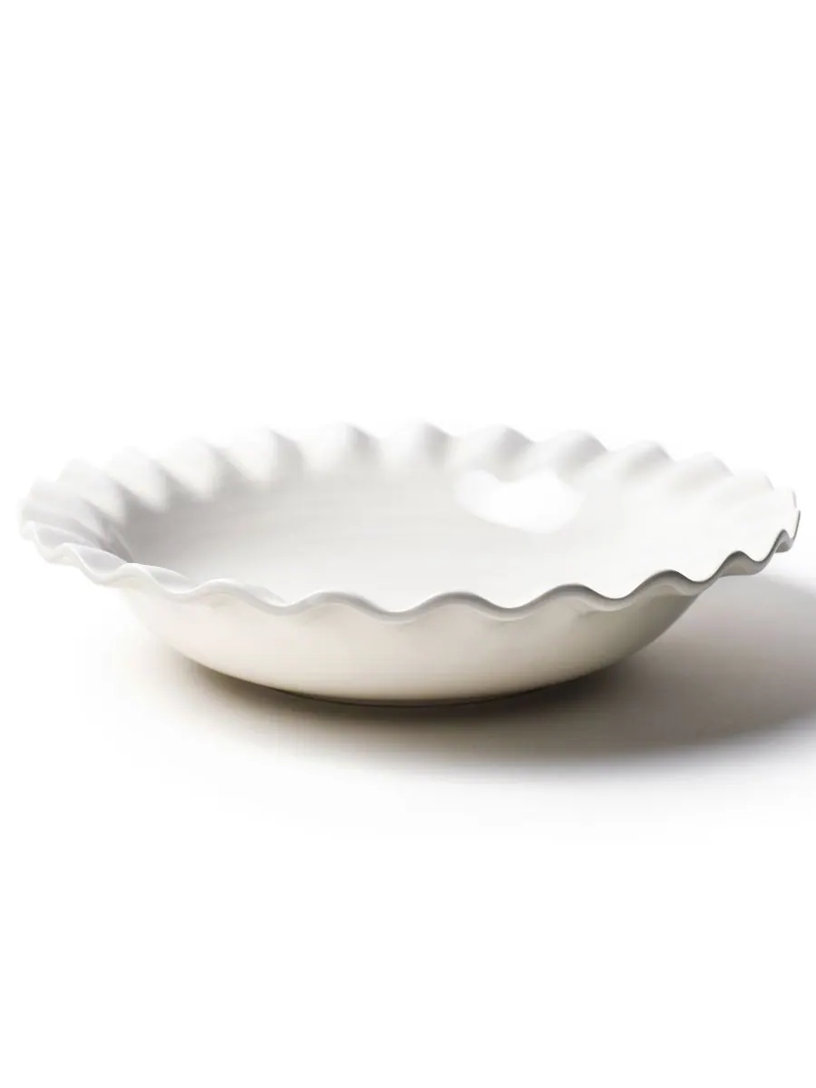 Coton Colors Лаура Джонсон, Signature White, 13 дюймов, Ruffle Best Bowl