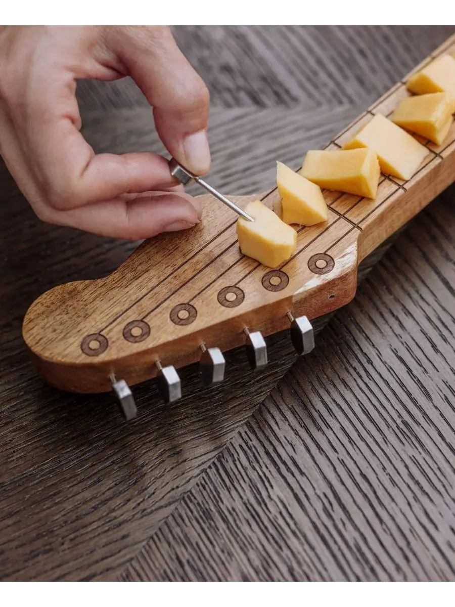 Набор из 10 разделочных досок и инструментов Guitar Legend Toscana — изображение 3 из 9, коричневый