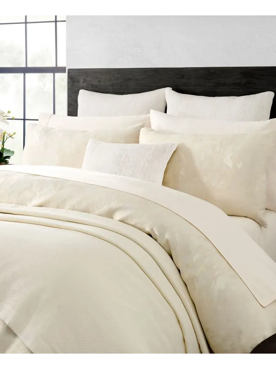 Дышащий пододеяльник Illusion, размер Full/Queen Donna Karan Home — изображение 2 из 4, белый