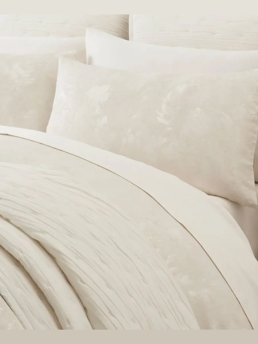 Дышащий пододеяльник Illusion, размер Full/Queen Donna Karan Home — изображение 3 из 4, белый