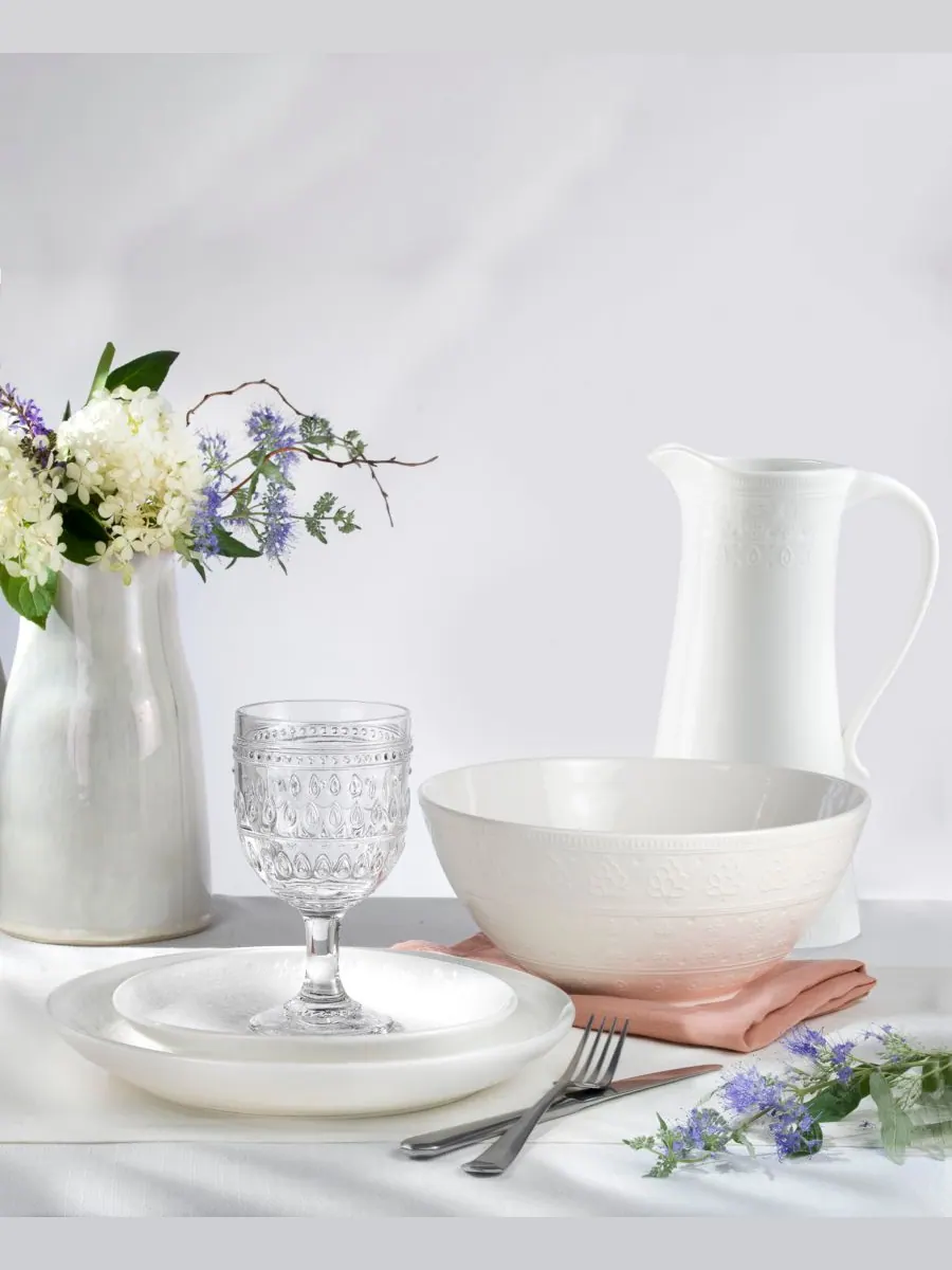 Сервировочная миска «Фез» Euro Ceramica — изображение 2 из 2, белый
