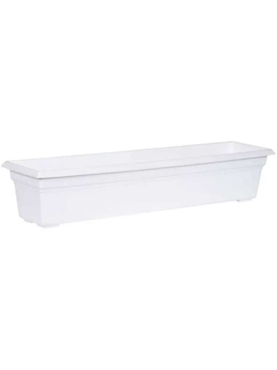 Novelty Кашпо Countryside Flower Box, белое - 76 см