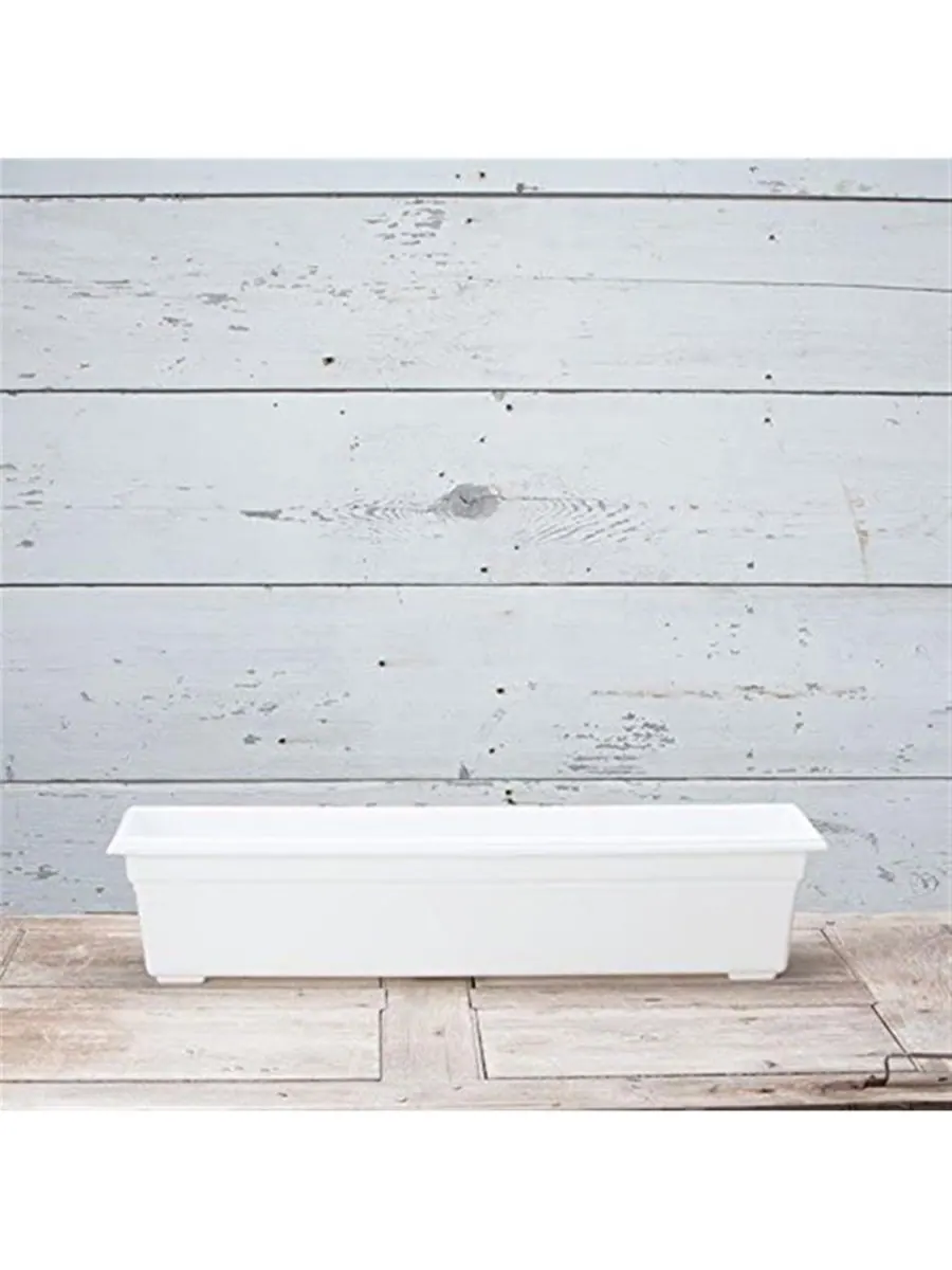 Novelty Кашпо Countryside Flower Box, белое - 76 см — изображение 2 из 3, белый