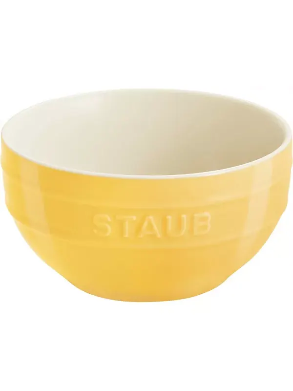 Набор мисок Staub Ceramic, 2 придмета, 17 см, 1.2 л — изображение 2 из 4, желтый