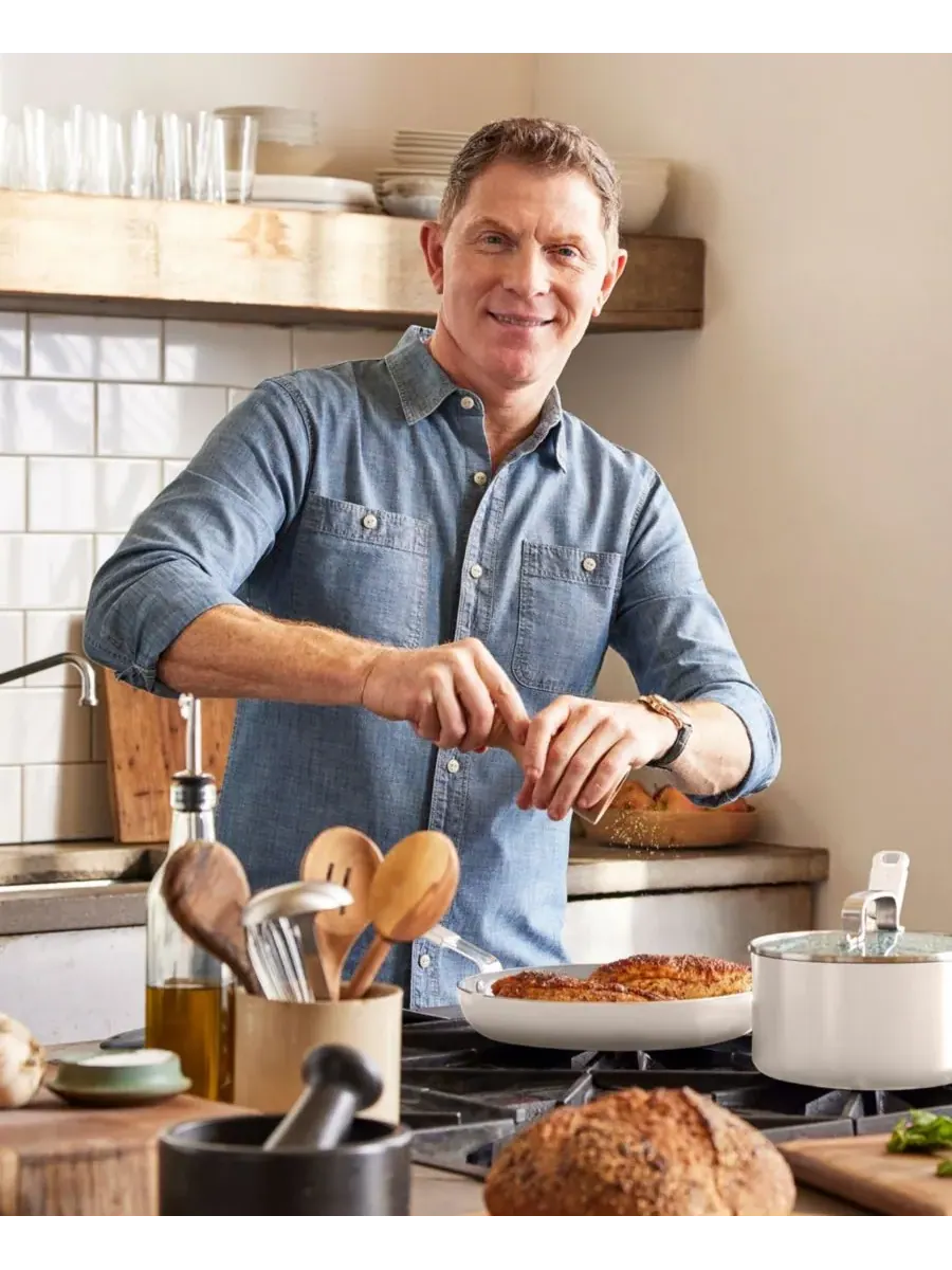 Набор сковород GreenPan X Bobby Flay, 2 предмета, 20/26 см — изображение 3 из 9, бежевый