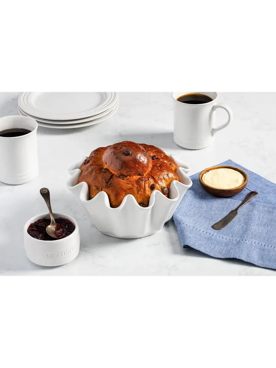 Форма для запекания Le Creuset Heritage Stoneware, 1,3 л — изображение 5 из 5, белый