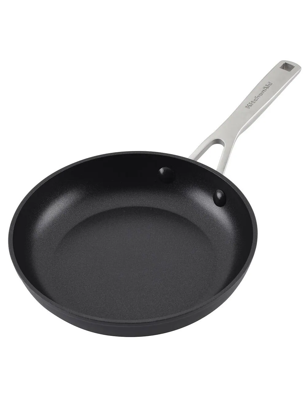 Сковорода KitchenAid Hard-Anodized Induction Nonstick, 21 см — изображение 3 из 10, черный