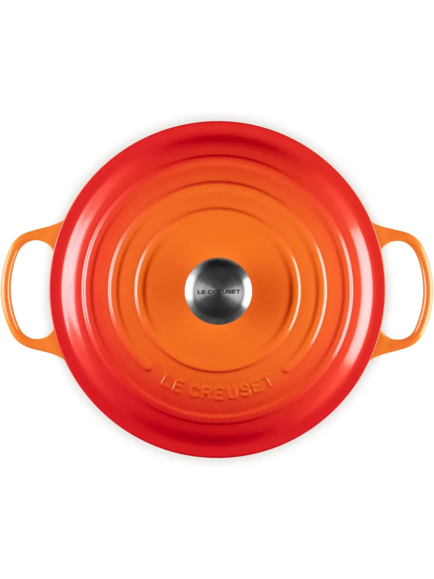 Кастрюля круглая Le Creuset Signature, 6,7 л, 28 см — изображение 2 из 9, оранжевый