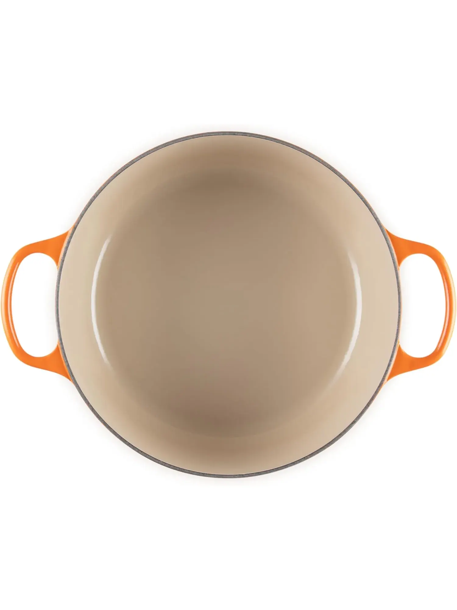 Кастрюля круглая Le Creuset Signature, 6,7 л, 28 см — изображение 3 из 9, оранжевый