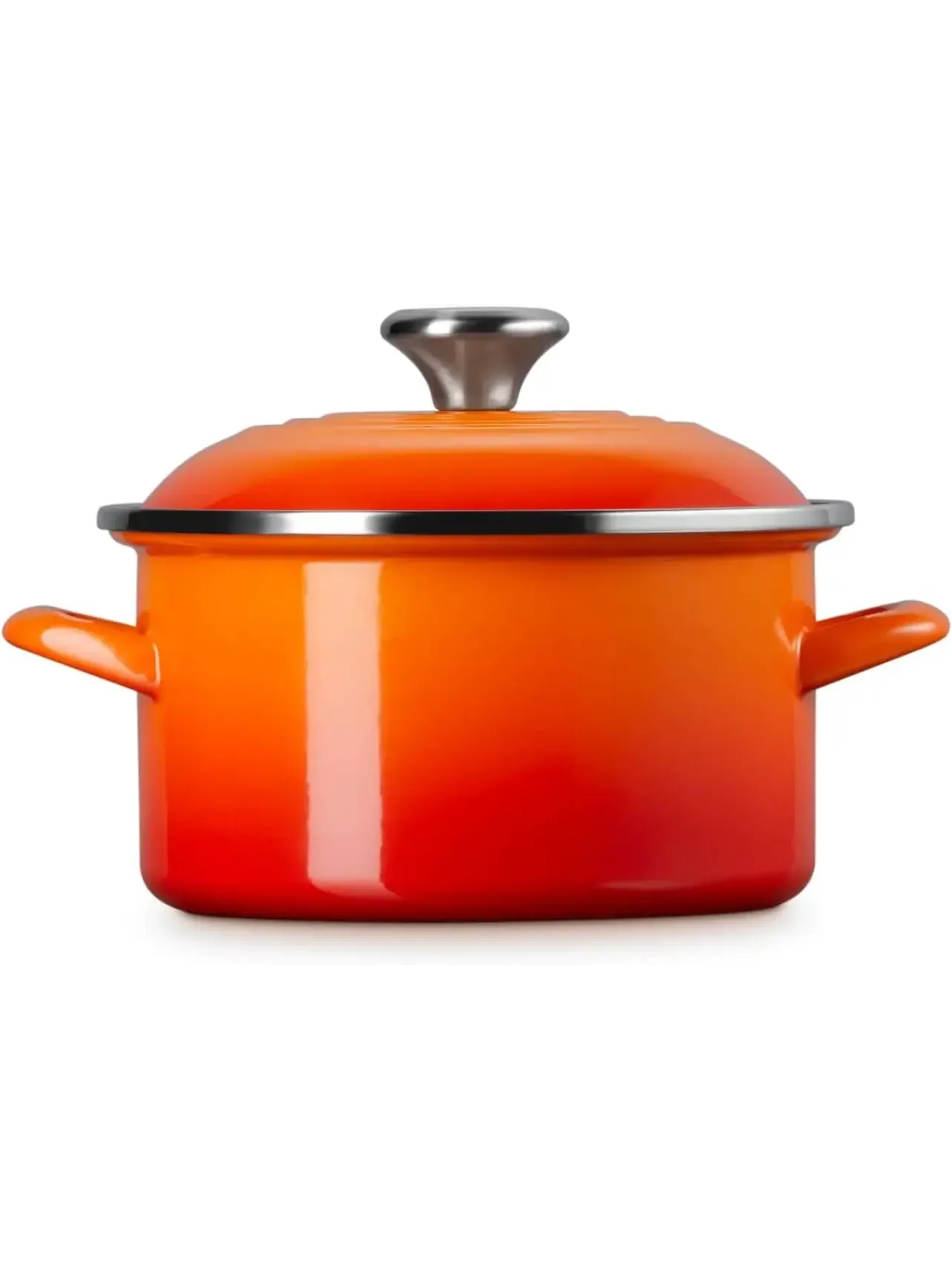 Кастрюля Le Creuset Enamel on Steel Stockpot, 3,6 л — изображение 4 из 6, пламя