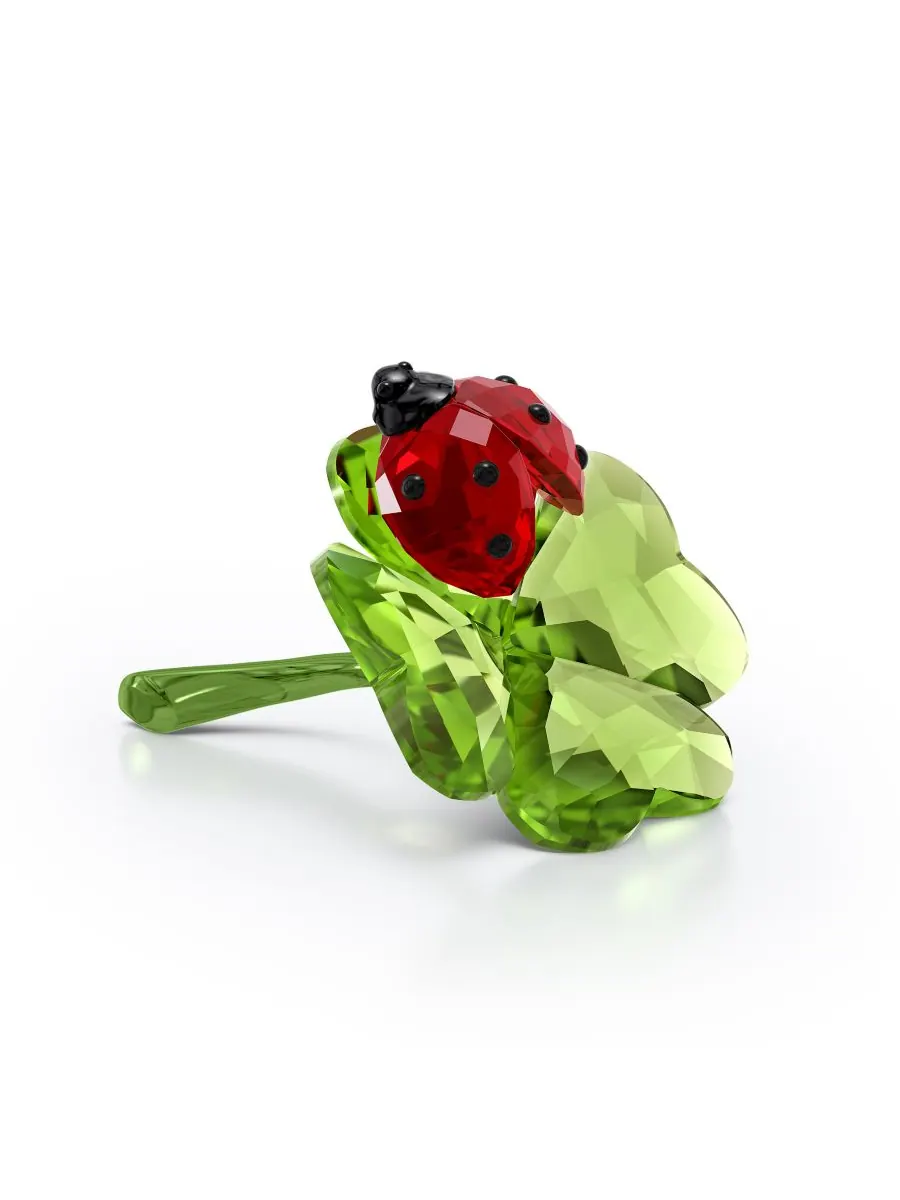 Фигурка божьей коровки и клевера «Идиллия» Swarovski