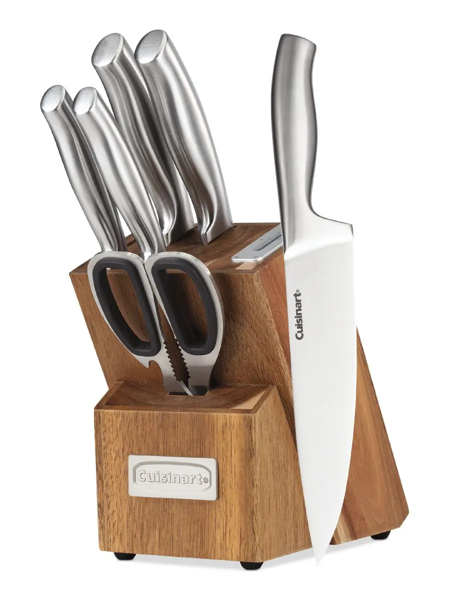 Классический набор из 7 ножей из нержавеющей стали с подставкой Cuisinart,