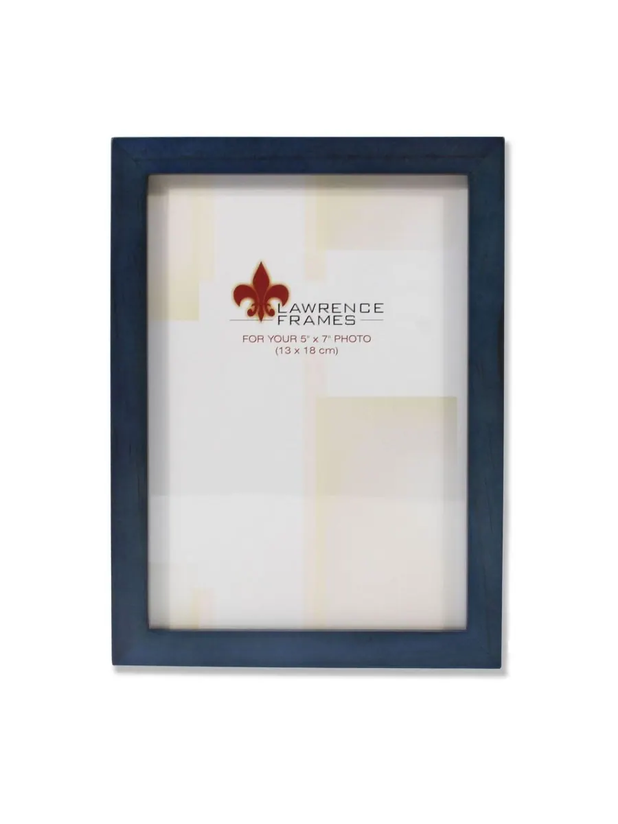 Lawrence Frames Рамка для картины из синего дерева - Коллекция "Галерея" - 5" x 7"