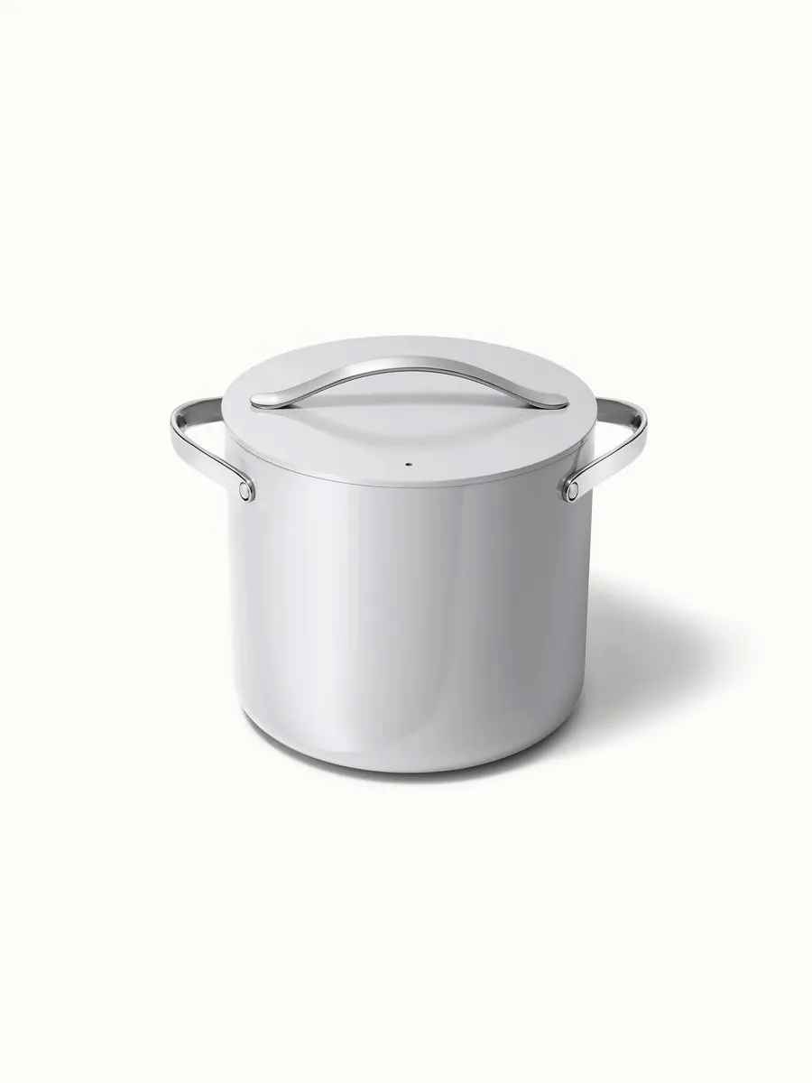 Посуда Cookware Plus с антипригарным покрытием, кастрюля для бульона Caraway — изображение 1 из 5, серый