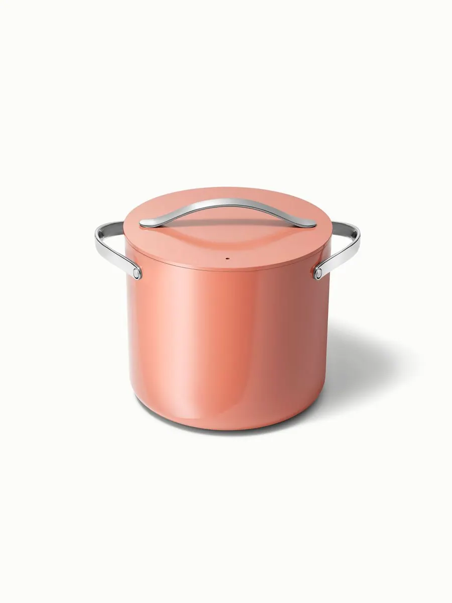 Посуда Cookware Plus с антипригарным покрытием, кастрюля для бульона Caraway — изображение 1 из 5, оранжевый