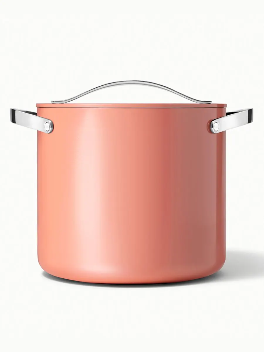 Посуда Cookware Plus с антипригарным покрытием, кастрюля для бульона Caraway — изображение 2 из 5, оранжевый