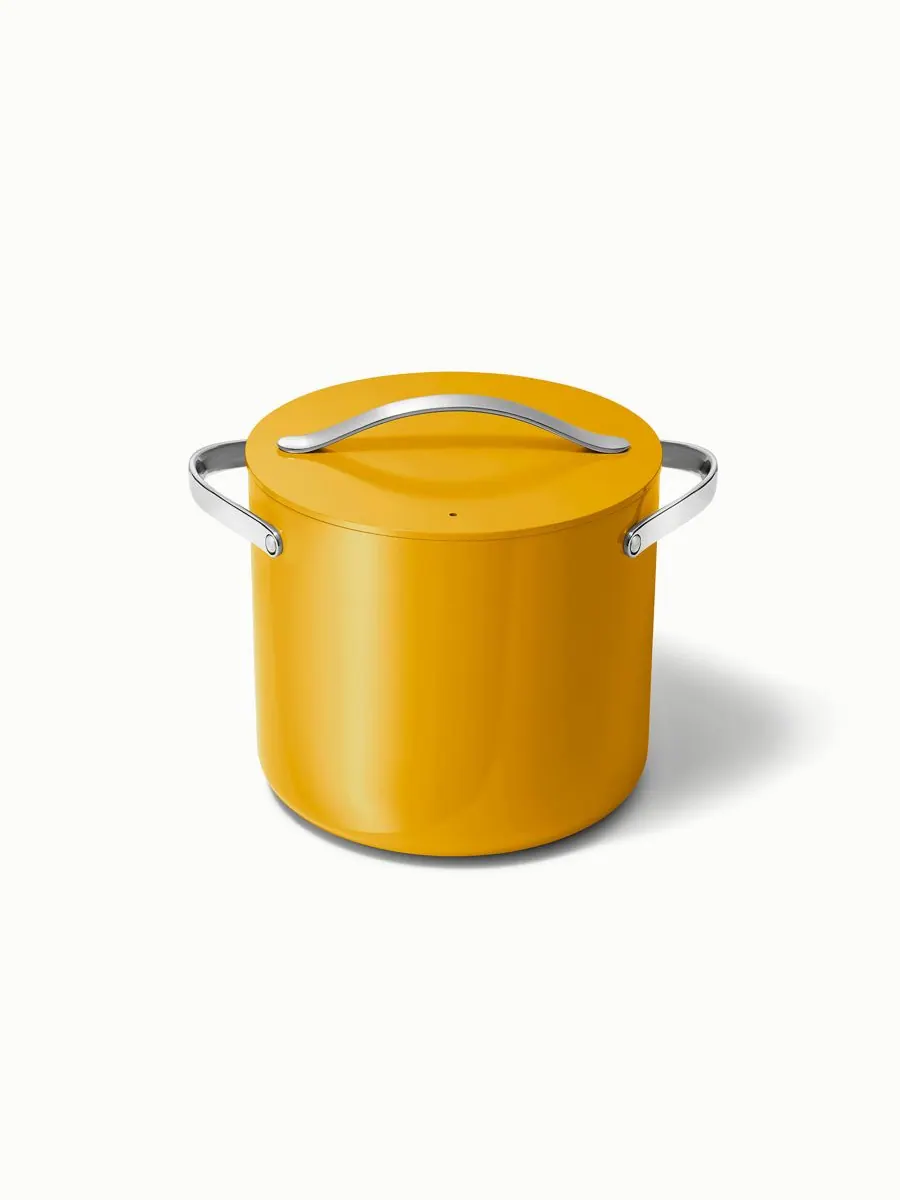 Посуда Cookware Plus с антипригарным покрытием, кастрюля для бульона Caraway — изображение 1 из 3, оранжевый