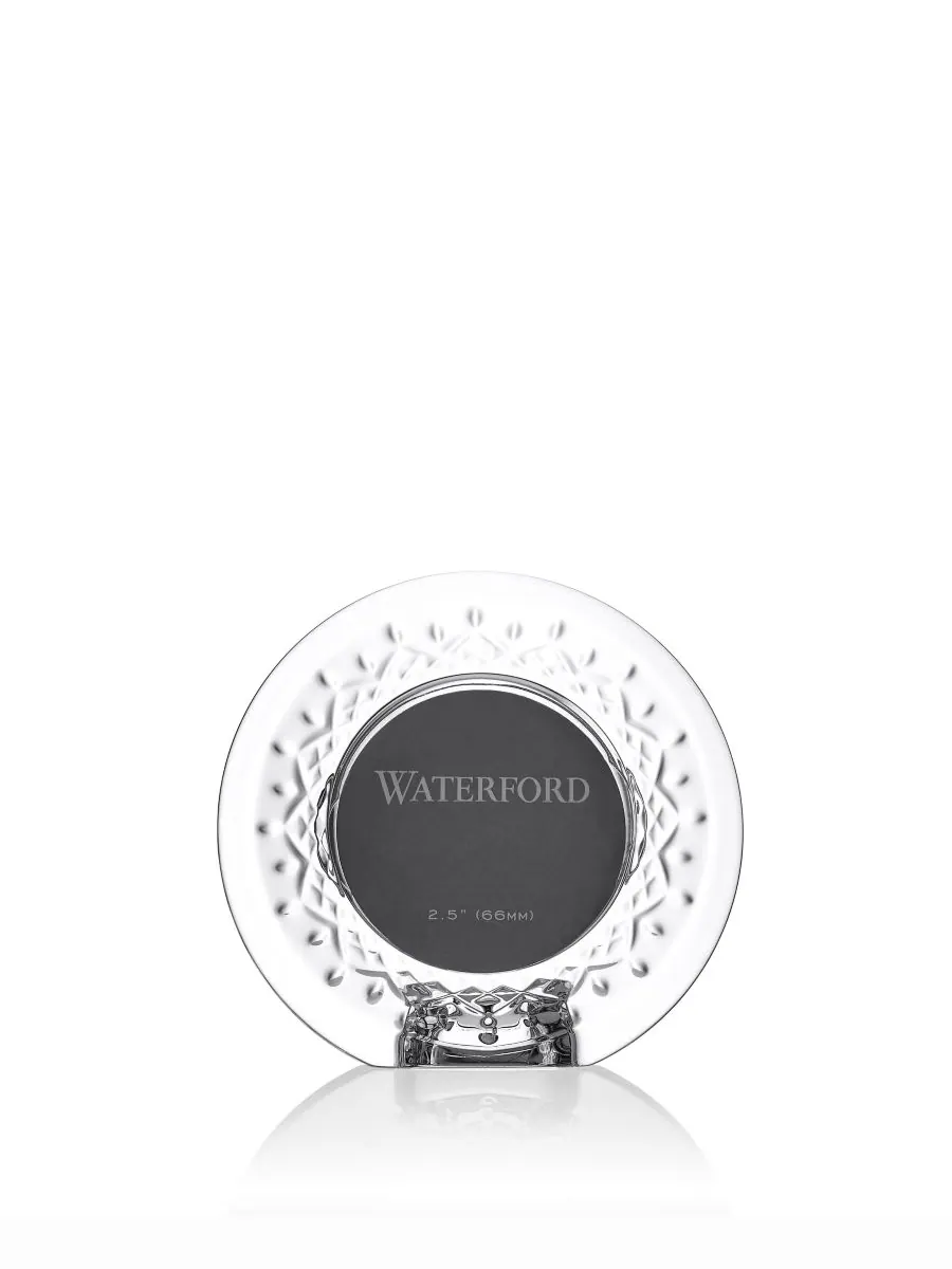 Фоторамка Giftology Lismore Round Mini Frame Waterford
