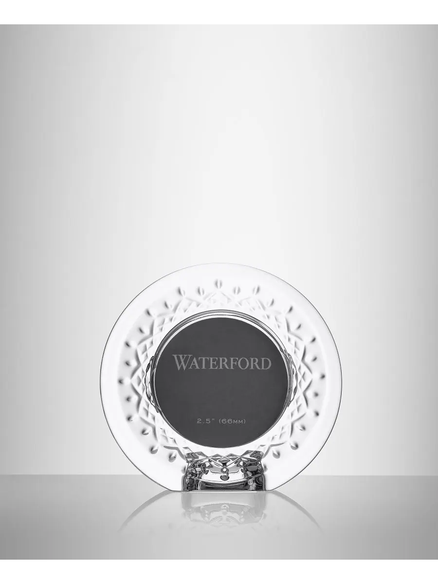 Фоторамка Giftology Lismore Round Mini Frame Waterford — изображение 2 из 4, прозрачный
