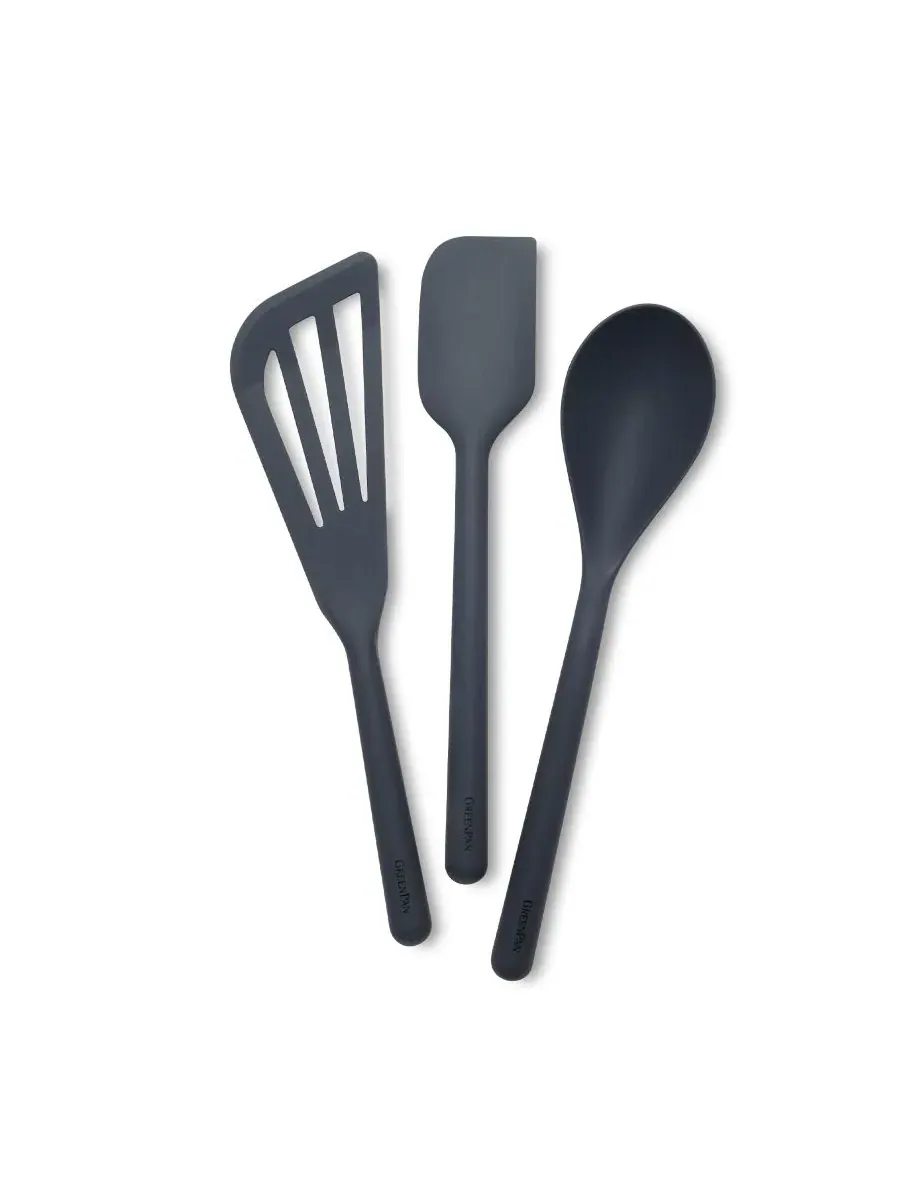 Набор кухонных принадлежностей GreenPan Silicone Tools, 3 предмета — изображение 1 из 6, темно-серый серый