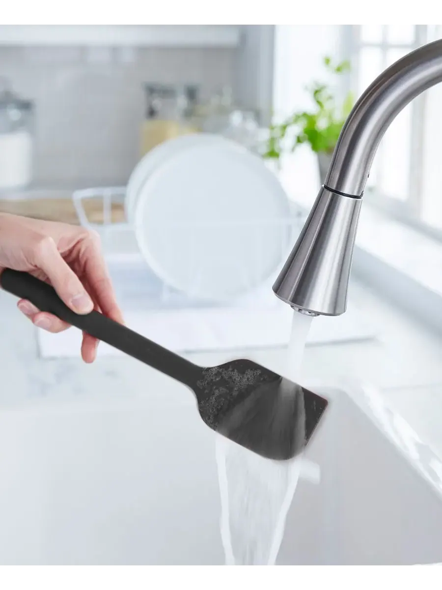Набор кухонных принадлежностей GreenPan Silicone Tools, 3 предмета — изображение 4 из 6, темно-серый серый