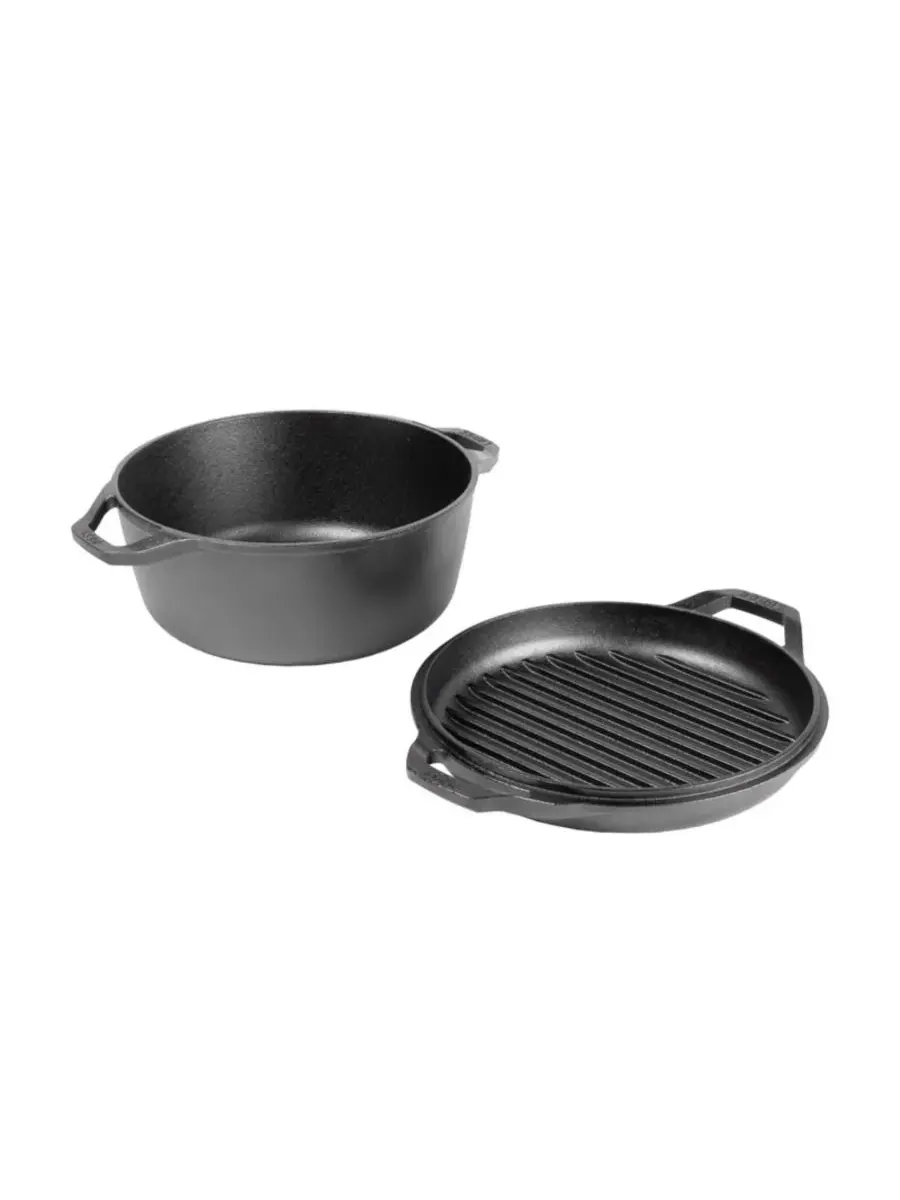 Посуда для приготовления пищи Chef Collection Chef Style Double Dutch Oven объемом 6 л (около 1,7 — изображение 2 из 3