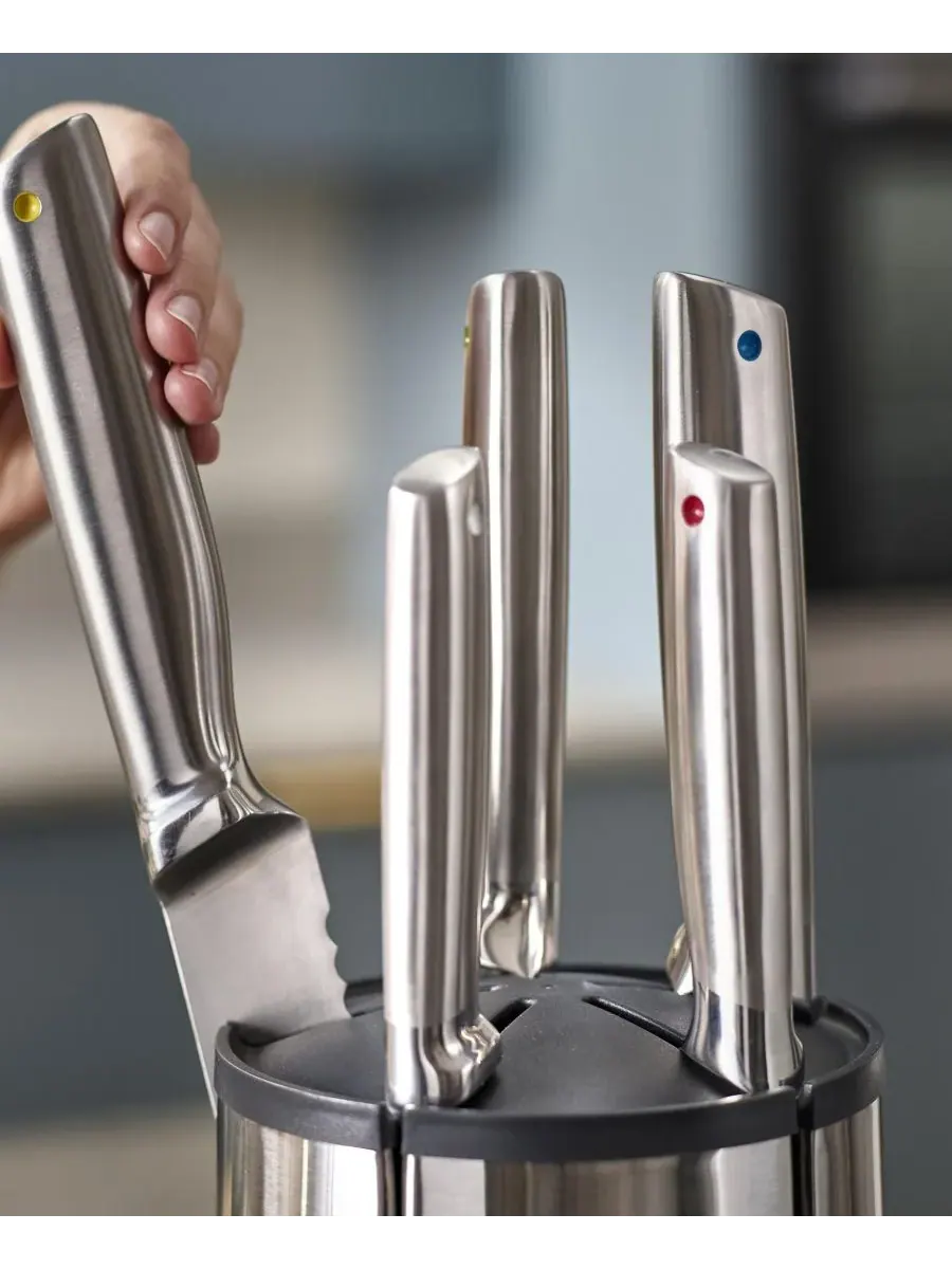 Набор стальных ножей Elevate Steel Knives Carousel, 6 предметов Joseph Joseph, нержавеющая сталь — изображение 9 из 10
