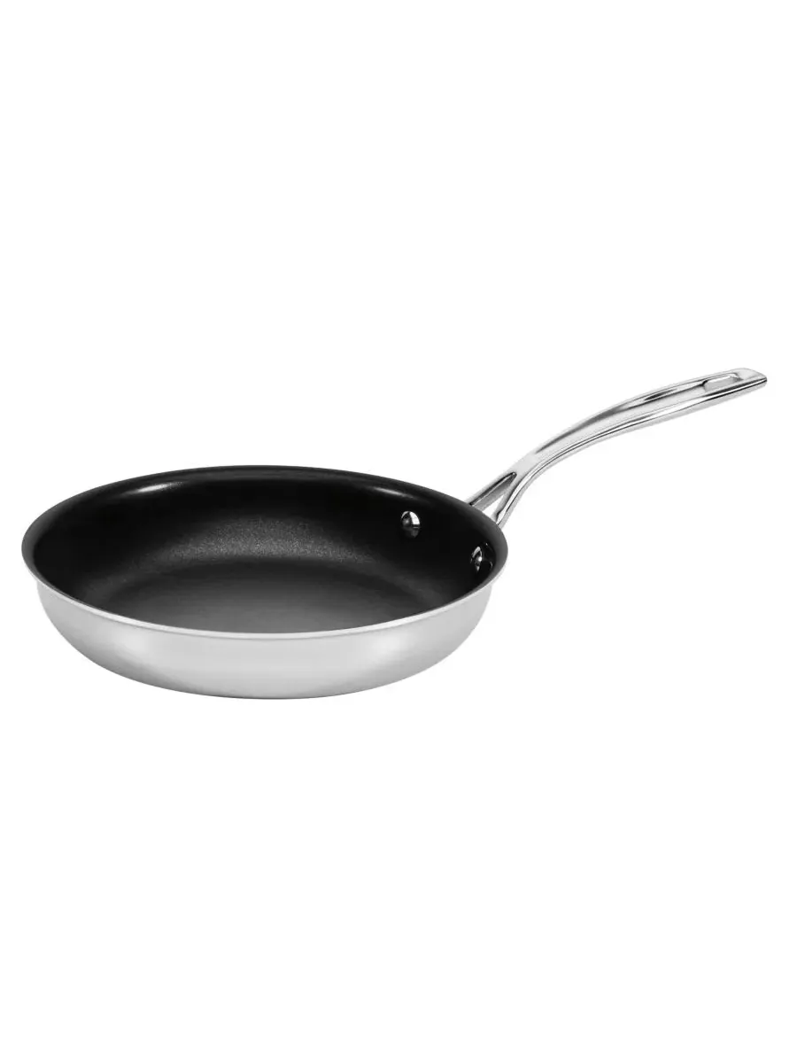 Набор посуды из 10 предметов из 5-слойной нержавеющей стали Custom-Clad Cuisinart, нержавеющая сталь — изображение 3 из 7