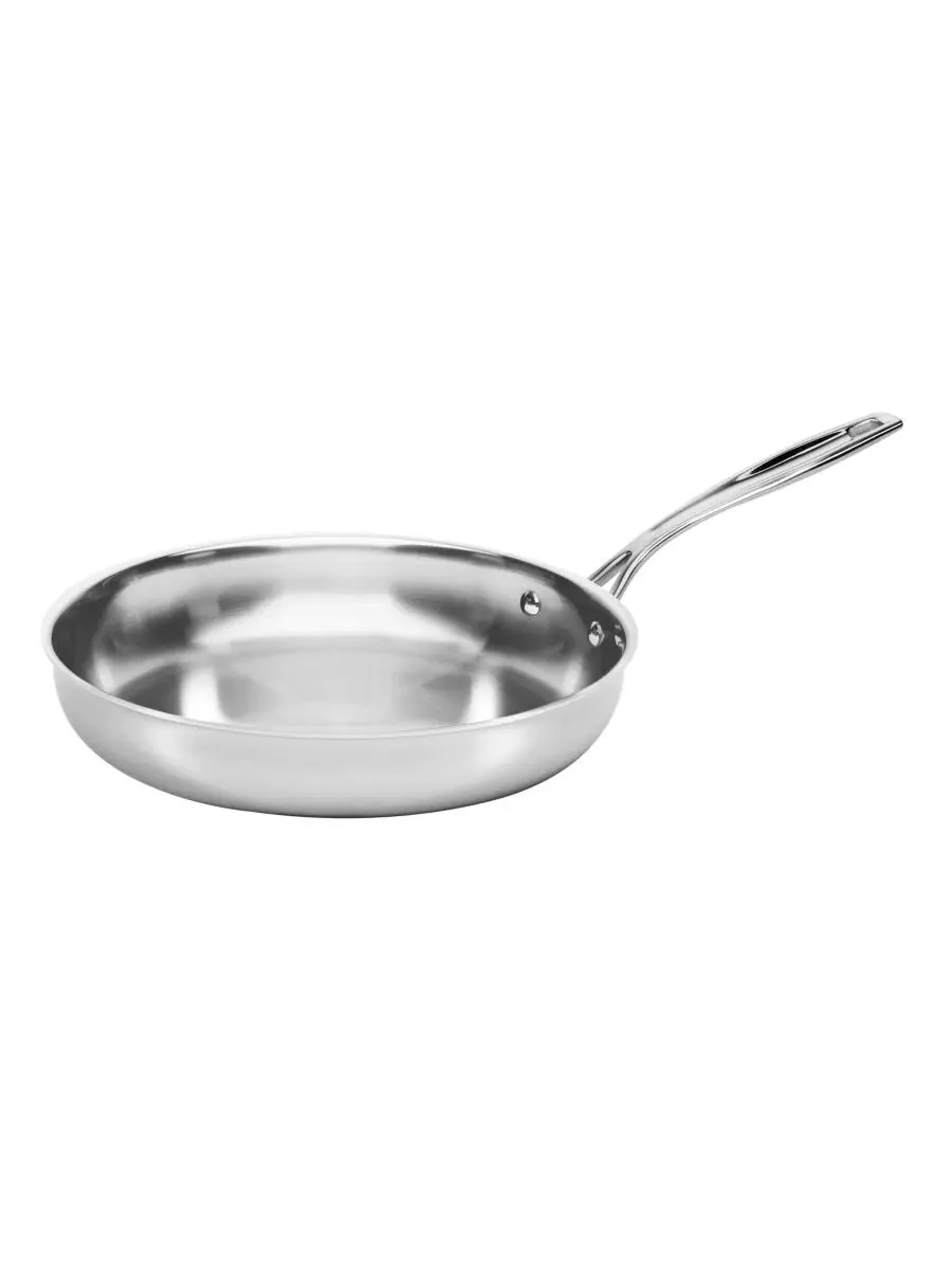Набор посуды из 10 предметов из 5-слойной нержавеющей стали Custom-Clad Cuisinart, нержавеющая сталь — изображение 5 из 7