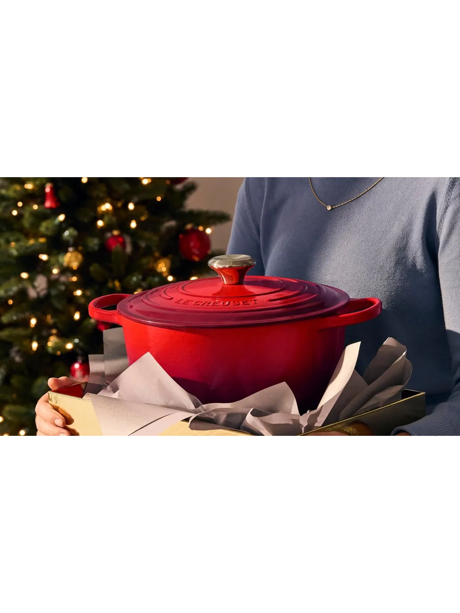 Набор чугунной эмалированной посуды Le Creuset Signature, 9 предметов — изображение 15 из 19, вишневый