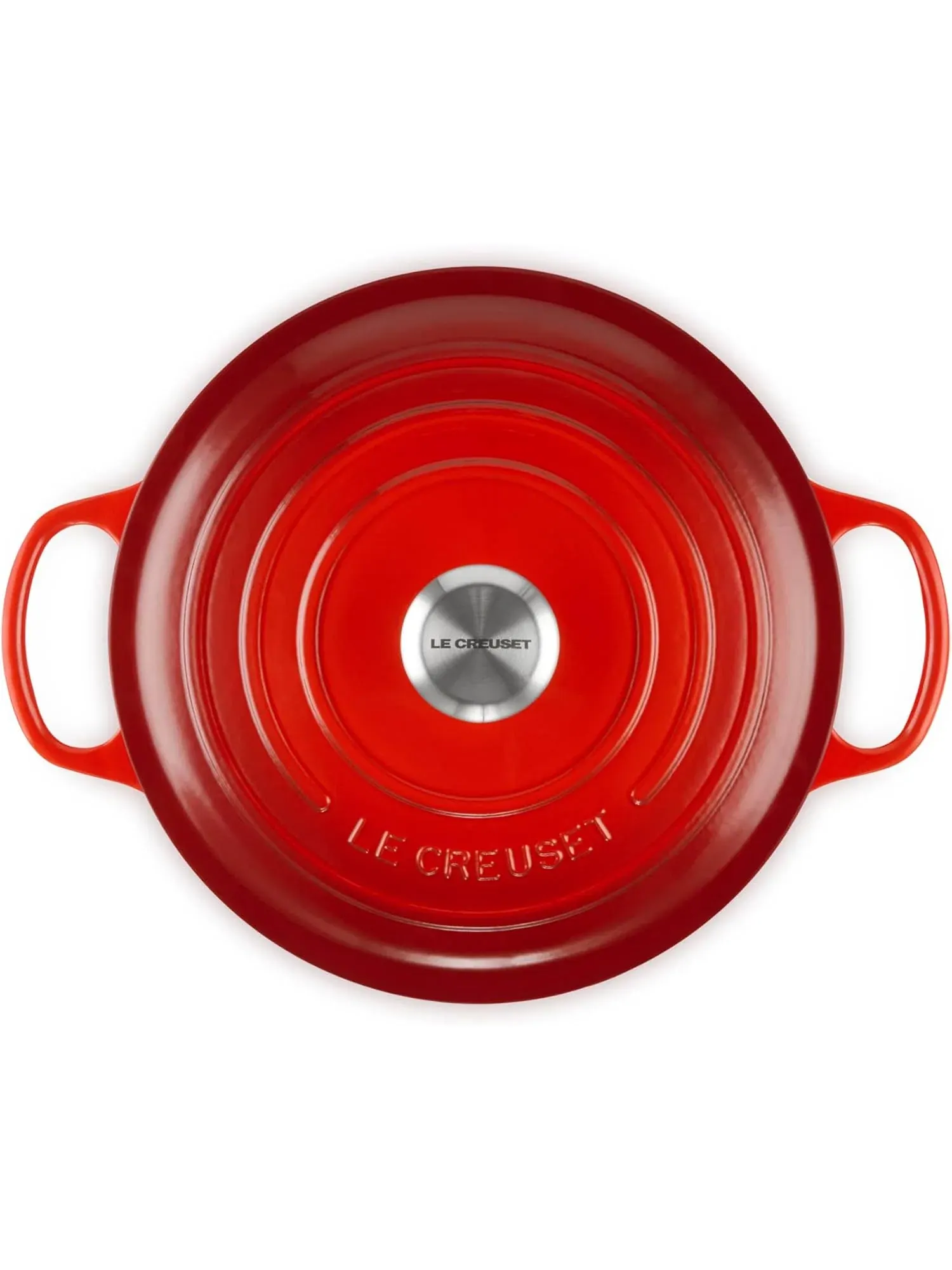 Набор чугунной эмалированной посуды Le Creuset Signature, 9 предметов — изображение 3 из 19, вишневый