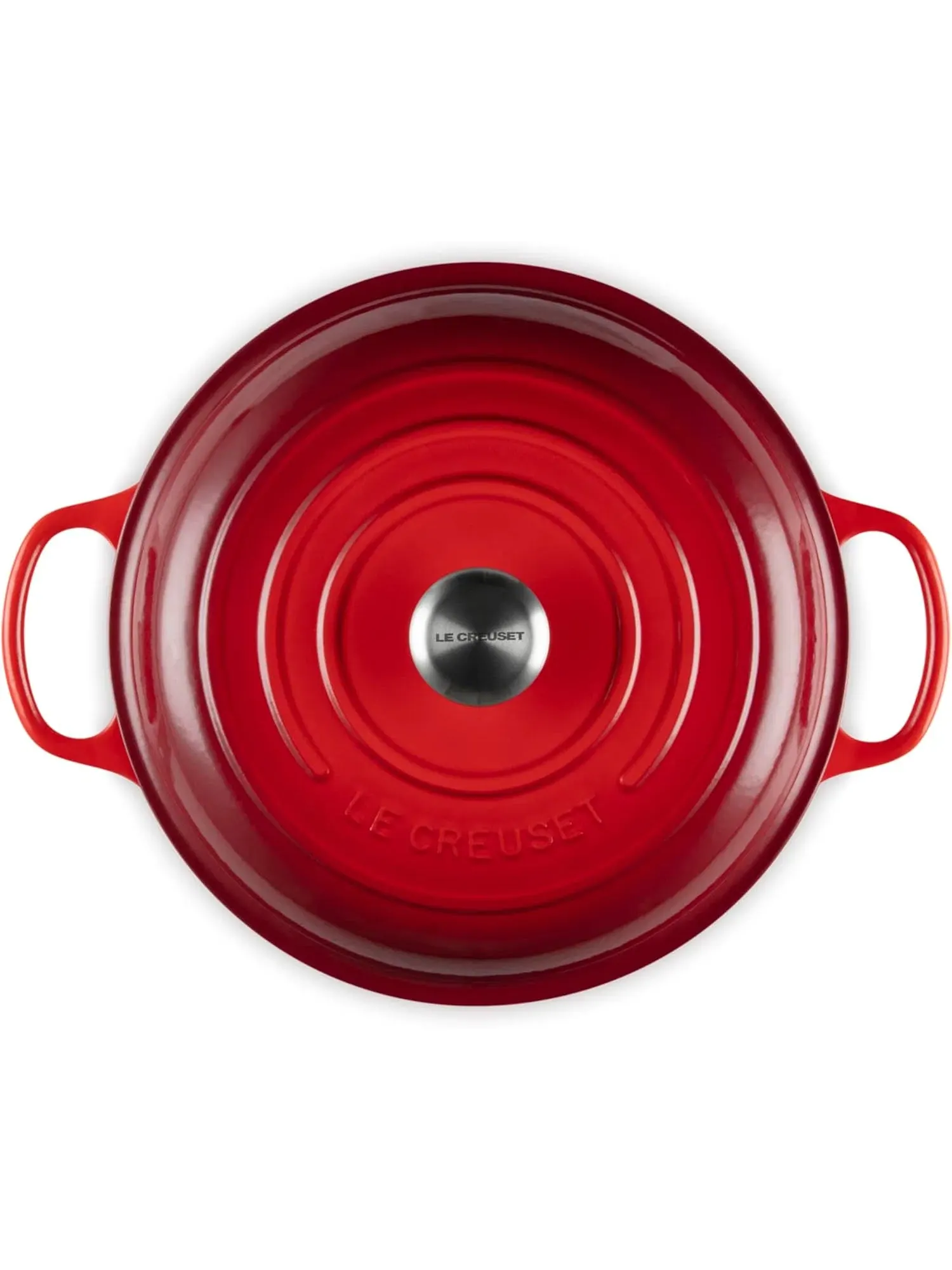 Набор чугунной эмалированной посуды Le Creuset Signature, 9 предметов — изображение 9 из 19, вишневый